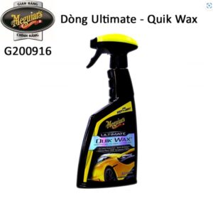 mall inline badgeMeguiar's Wax bóng nhanh cho sơn dòng Ultimate - Quik Wax - G200916, 475 ml, 16 oz