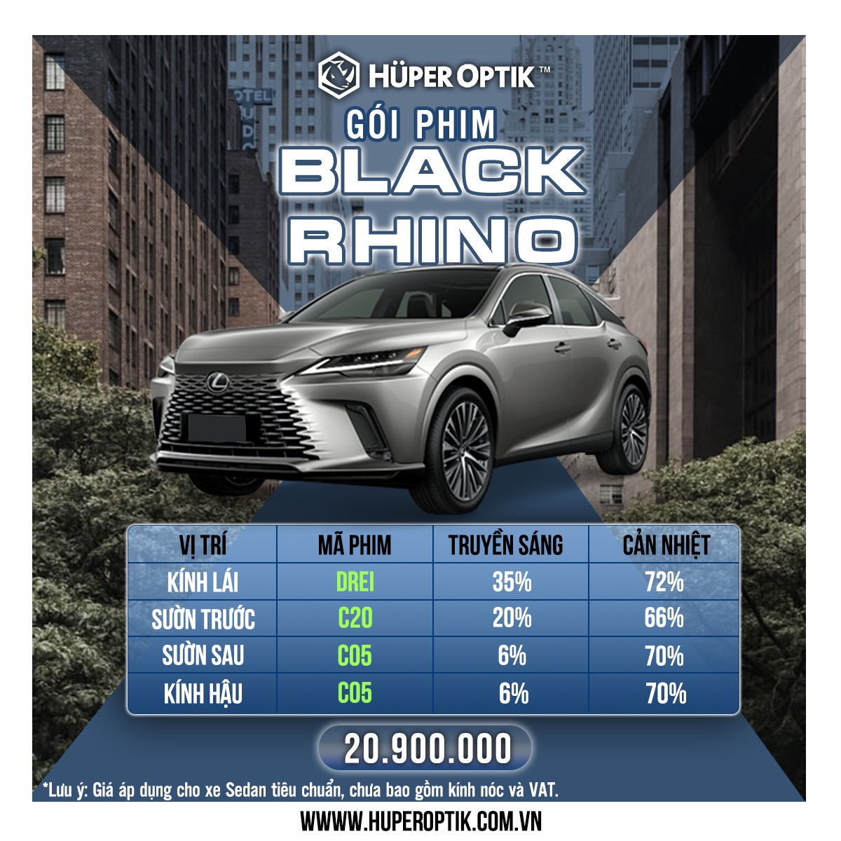 Gói Black Rhino 1 Gói Black Rhino 1