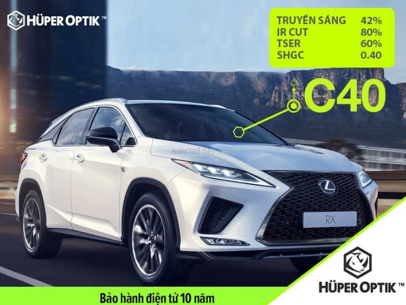 Phim cách nhiệt Huper Optik C40 tại AutoSpa Việt Nam Phim cách nhiệt Huper Optik C40 tại AutoSpa Việt Nam