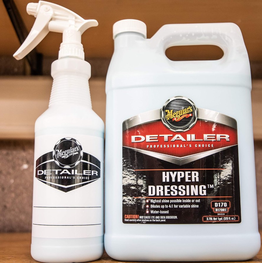 Meguiar's D170 Hyper Dressing - Dung dịch dưỡng nhựa, roong cao su, khoang máy