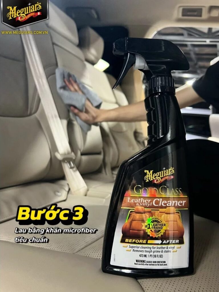 Bước 3 Dùng khăn microfiber sạch bề mặt