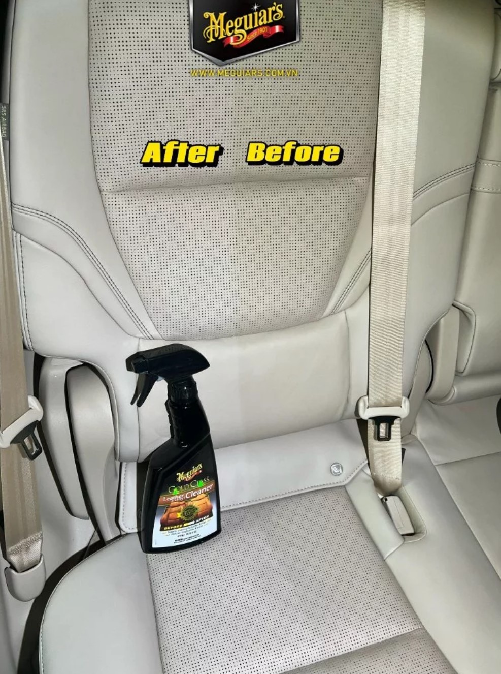 trước và sau khi sử dụng Meguiars G18516