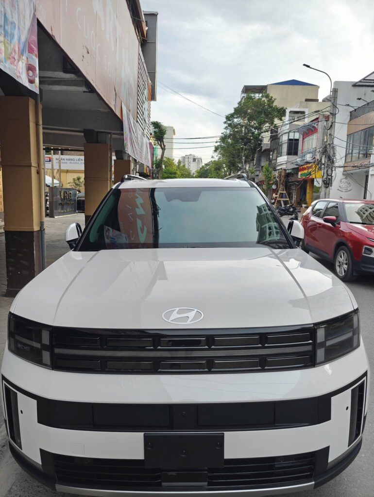 Drei cho kính lái santafe