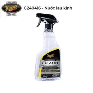 Chai vệ sinh kính Meguiar's Ultimate Glass Cleaner G240416 : Hiệu ứng lá sen vượt trội